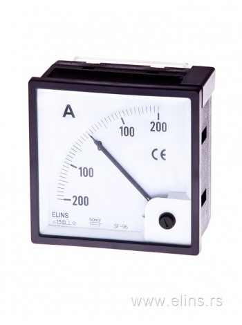 Ampermetar CP-96 X-0-X A / 60mV